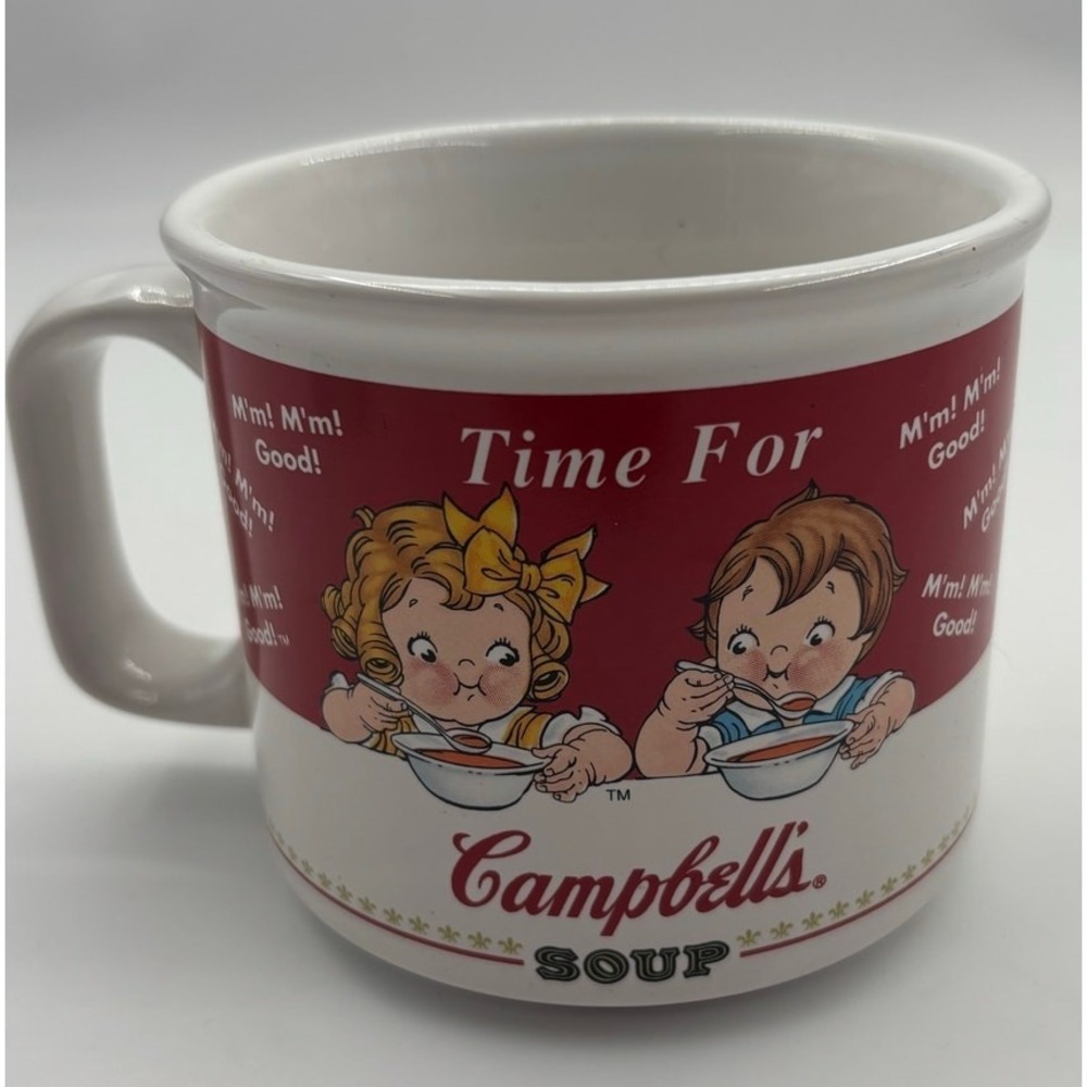Vintage‎ 1998 Time For Campbell's Soup 14 oz/Coffee Cup Mug
